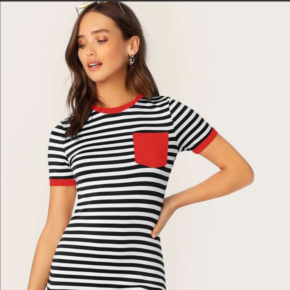Pocket Patch TShirt Dress